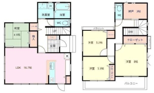 松戸市河原塚南山　中古戸建