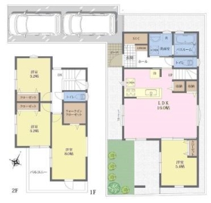 鎌ケ谷市東道野辺第2　14号棟　新築戸建