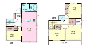 鎌ケ谷市東中沢2丁目　中古戸建